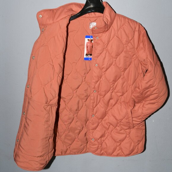 32 Degrees Ladies' Quilted Navy PInk jacket - Picture 3 of 5